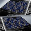 Nautical Anchor Rope Pattern Car Sun Shade-JorJune