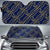 Nautical Anchor Rope Pattern Car Sun Shade-JorJune