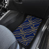 Nautical Anchor Rope Pattern Front and Back Car Floor Mats