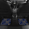 Nautical Anchor Rope Pattern Front and Back Car Floor Mats