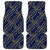 Nautical Anchor Rope Pattern Front and Back Car Floor Mats