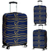 Nautical Anchor Rope Pattern Luggage Cover Protector