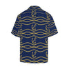 Nautical Anchor Rope Pattern Men Hawaiian Shirt