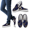 Nautical Anchor Rope Pattern Men Slip On Shoes