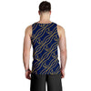 Nautical Anchor Rope Pattern Men Tank Top