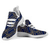 Nautical Anchor Rope Pattern Mesh Knit Sneakers Shoes