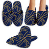 Nautical Anchor Rope Pattern Slippers