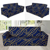 Nautical Anchor Rope Pattern Sofa Slipcover-JORJUNE.COM