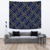 Nautical Anchor Rope Pattern Tapestry