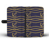 Nautical Anchor Rope Pattern Wallet Phone Case