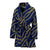 Nautical Anchor Rope Pattern Women Bath Robe