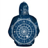 Nautical Compass Print All Over Print Hoodie