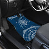 Nautical Compass Print Front and Back Car Floor Mats