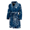 Nautical Compass Print Men Bath Robe