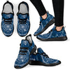 Nautical Compass Print Mesh Knit Sneakers Shoes