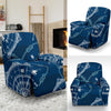 Nautical Compass Print Recliner Slipcover-JORJUNE.COM