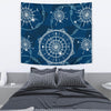 Nautical Compass Print Tapestry