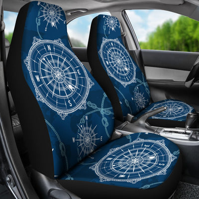 Nautical Compass Print Universal Fit Car Seat Covers