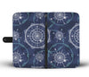 Nautical Compass Print Wallet Phone Case