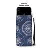 Nautical Compass Print Wallet Phone Case