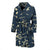 Nautical Pattern Print Design A01 Men Bathrobe-JORJUNE.COM