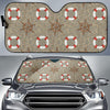 Nautical Pattern Print Design A02 Car Sun Shades-JORJUNE.COM