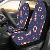 Nautical Pattern Print Design A03 Car Seat Covers (Set of 2)-JORJUNE.COM