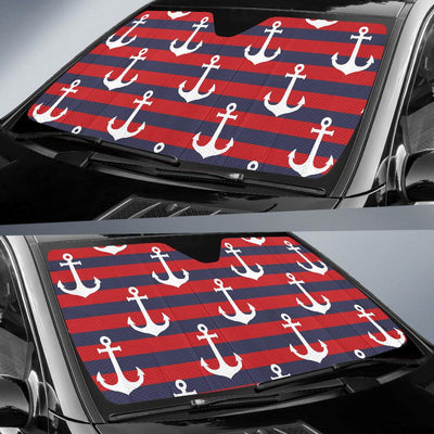 Nautical Pattern Print Design A05 Car Sun Shades-JORJUNE.COM