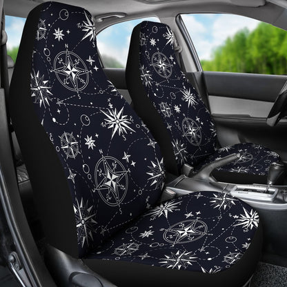 Nautical Sky Design Themed Print Universal Fit Car Seat Covers