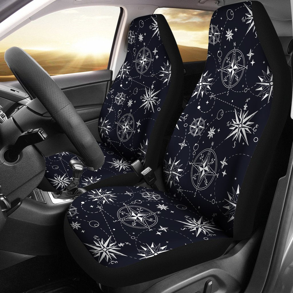 Nautical Sky Design Themed Print Universal Fit Car Seat Covers