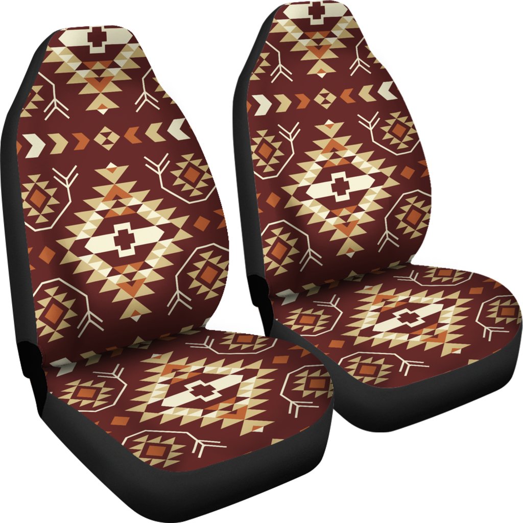Navajo Native Color Print Pattern Universal Fit Car Seat Covers