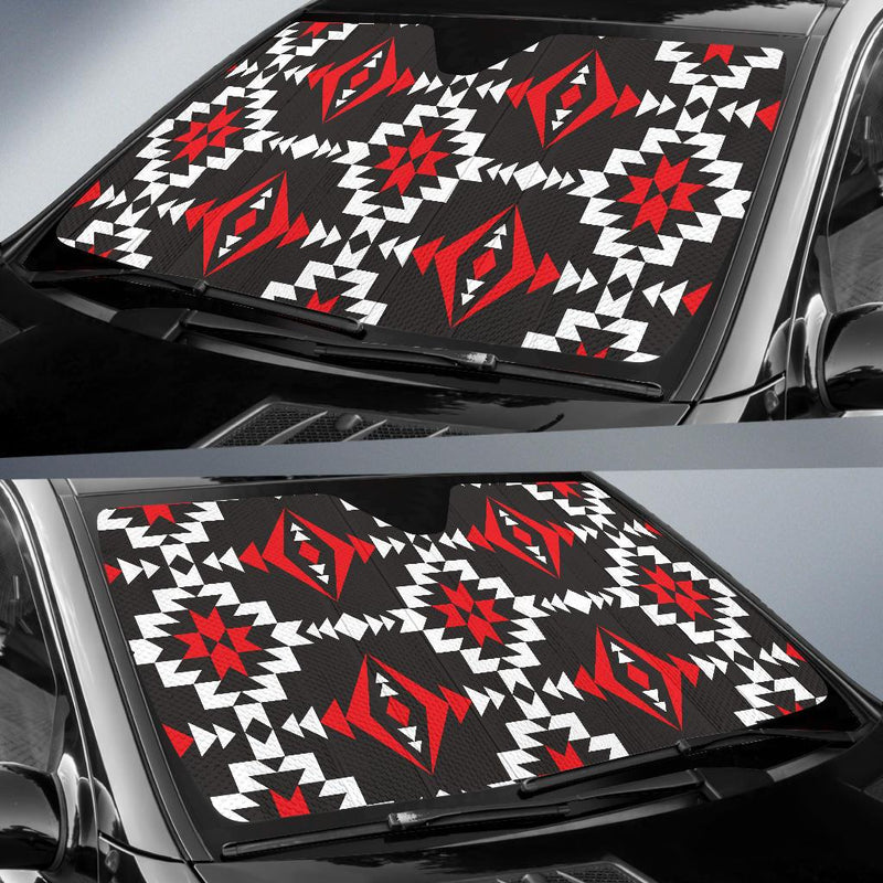 Navajo Pattern Print Design A02 Car Sun Shades-JORJUNE.COM