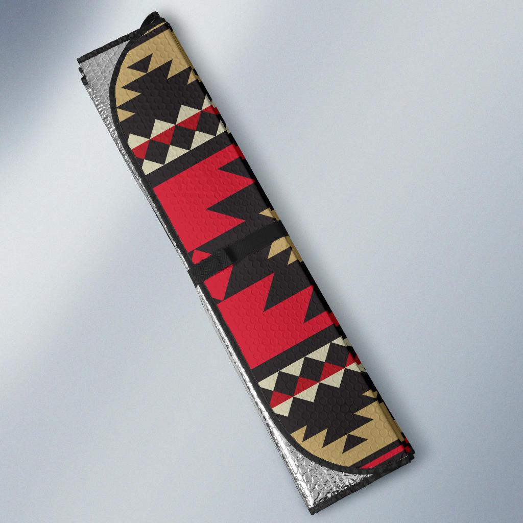 Navajo Pattern Print Design A04 Car Sun Shades-JORJUNE.COM