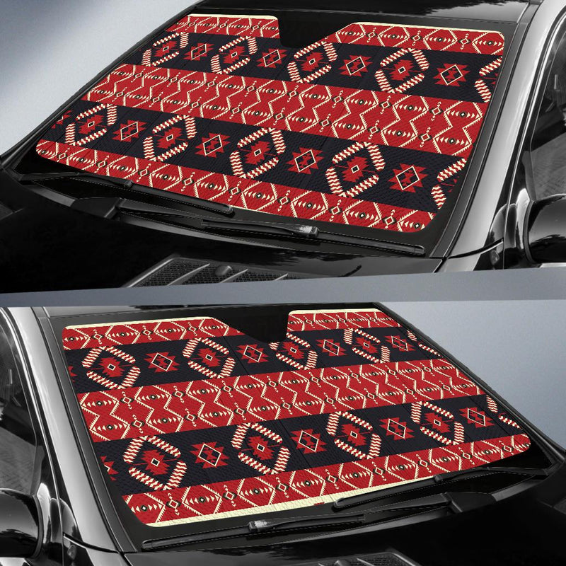 Navajo Pattern Print Design A05 Car Sun Shades-JORJUNE.COM