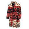 Navajo Pattern Print Design A05 Men Bathrobe-JORJUNE.COM