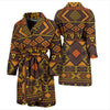 Navajo Pattern Print Design A06 Men Bathrobe-JORJUNE.COM