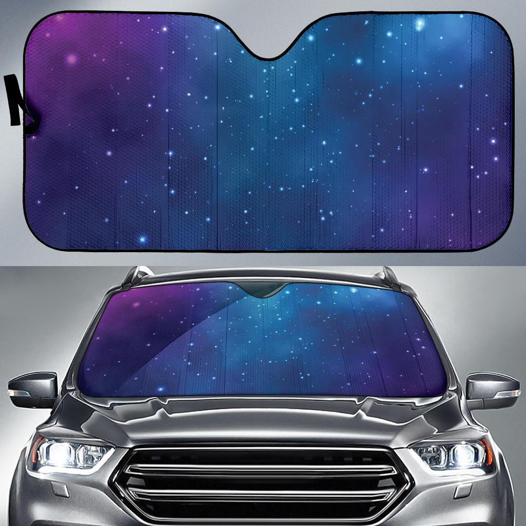 Nebula Pattern Print Design A01 Car Sun Shades-JORJUNE.COM