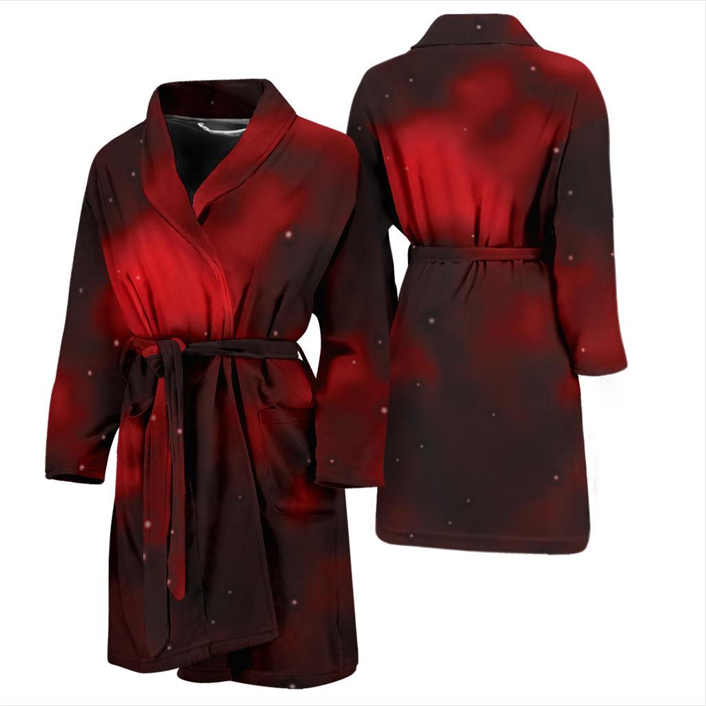 Nebula Pattern Print Design A03 Men Bathrobe-JORJUNE.COM