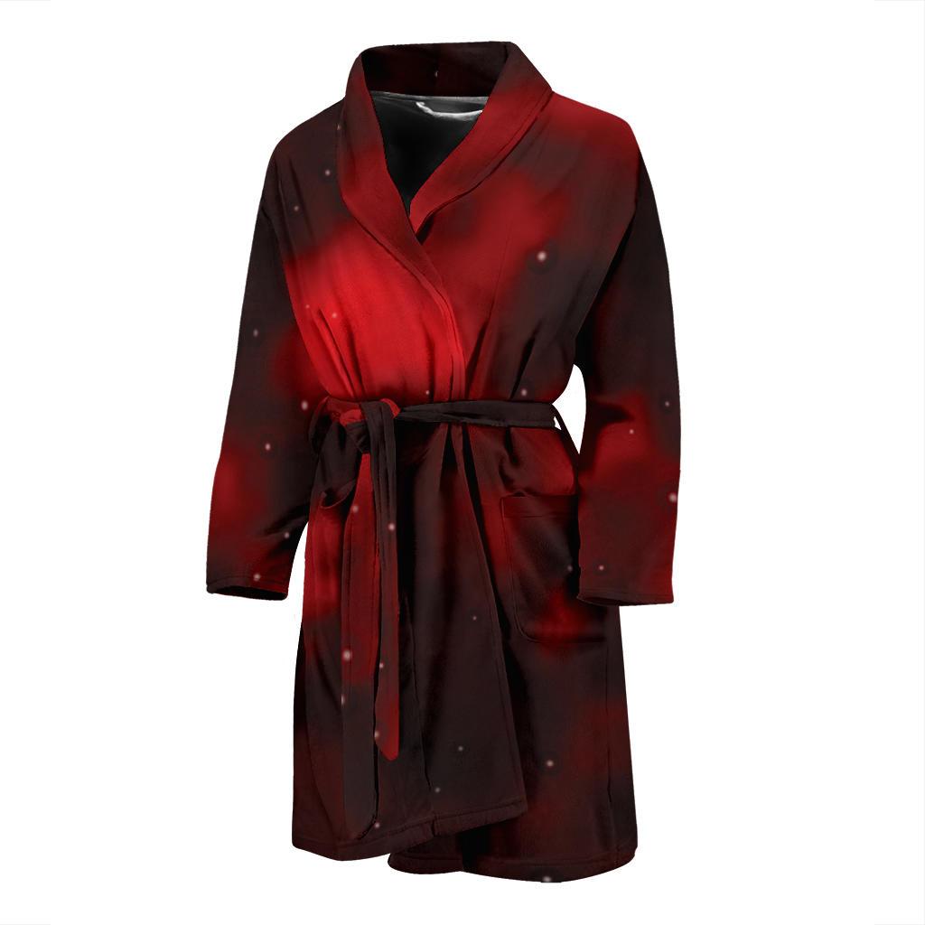 Nebula Pattern Print Design A03 Men Bathrobe-JORJUNE.COM