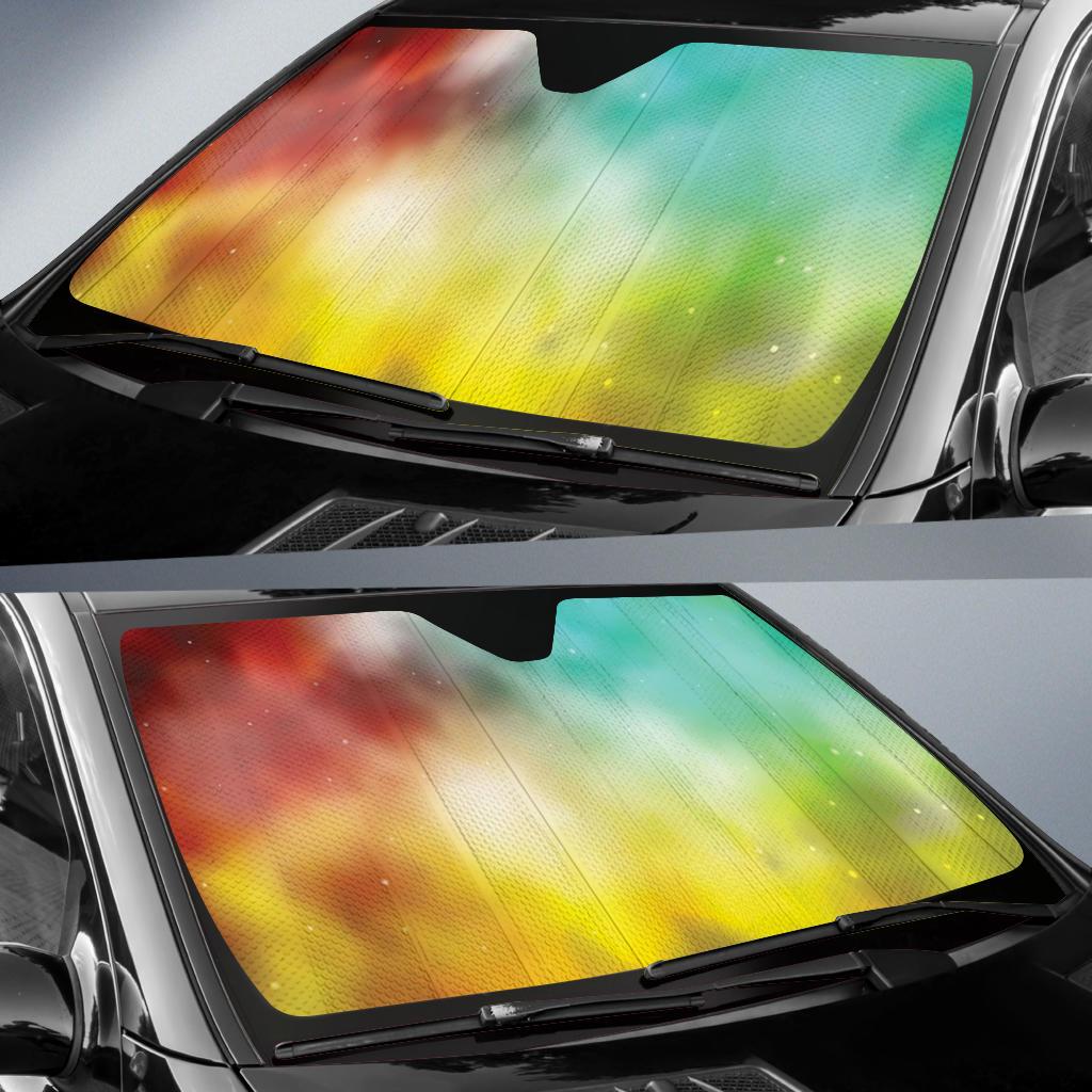 Nebula Pattern Print Design A04 Car Sun Shades-JORJUNE.COM