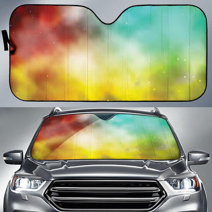 Nebula Pattern Print Design A04 Car Sun Shades-JORJUNE.COM