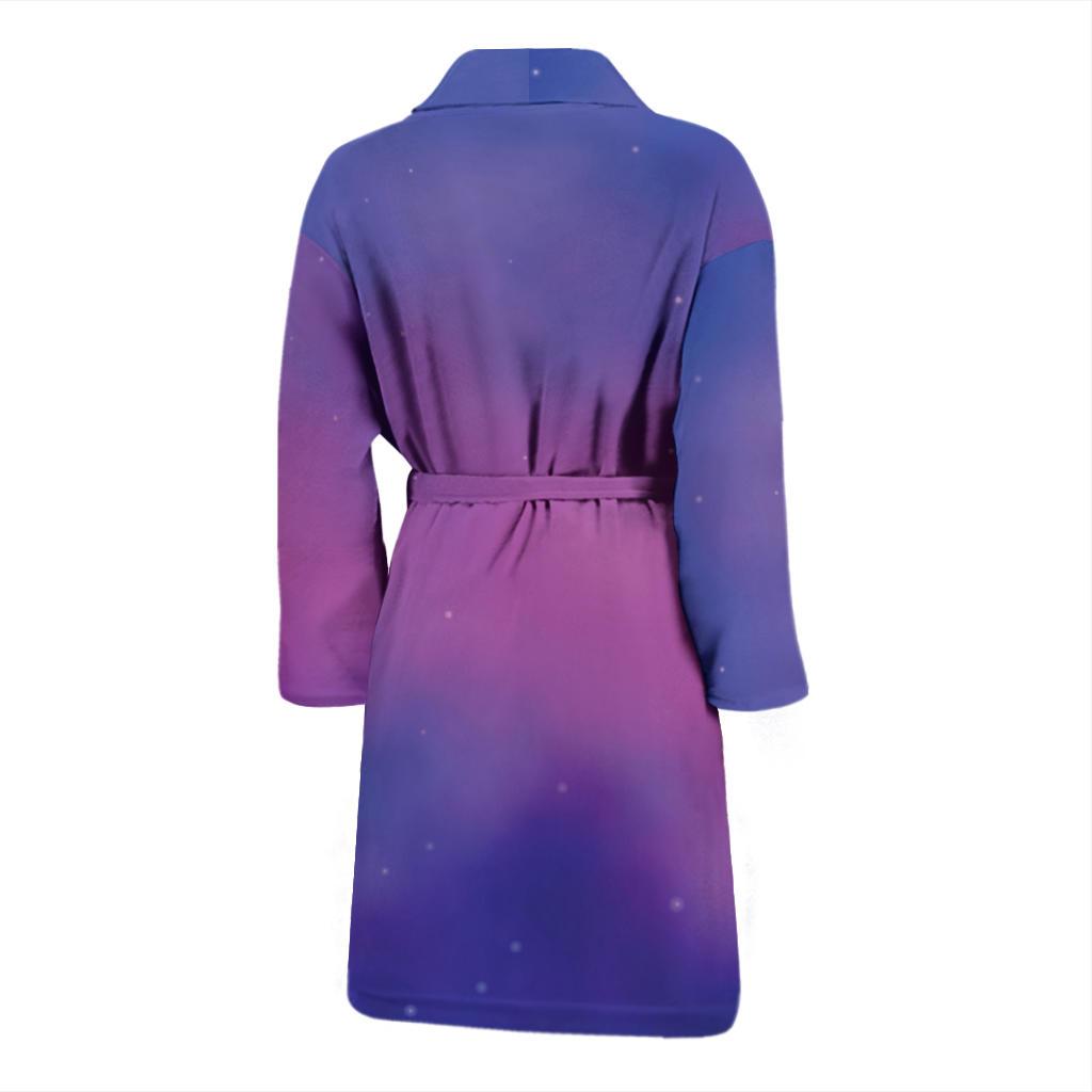 Nebula Pattern Print Design A05 Men Bathrobe-JORJUNE.COM