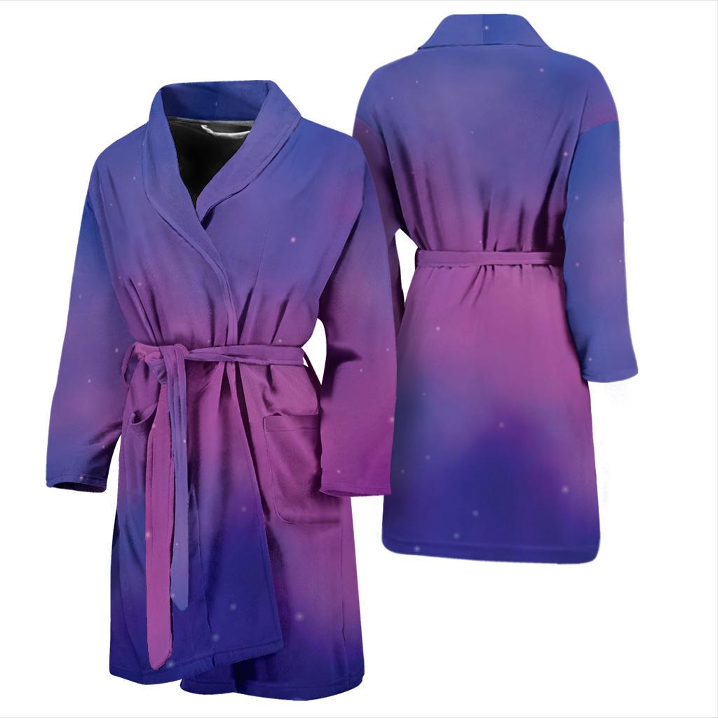 Nebula Pattern Print Design A05 Men Bathrobe-JORJUNE.COM
