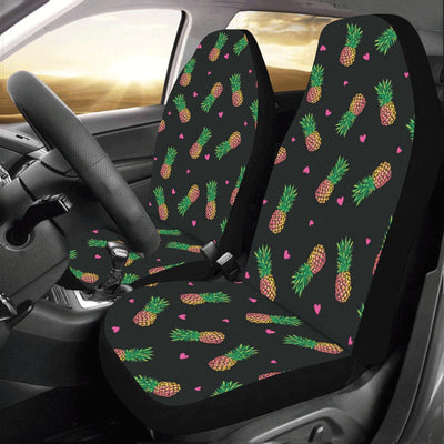 Neon Pineapple Pattern Print Design A04 Car Seat Covers (Set of 2)-JORJUNE.COM