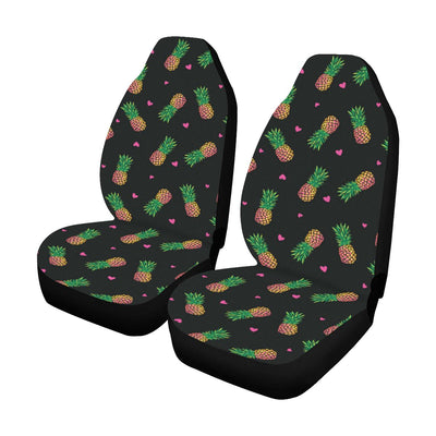 Neon Pineapple Pattern Print Design A04 Car Seat Covers (Set of 2)-JORJUNE.COM