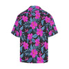 Neon Pink Hibiscus Pattern Print Design HB015 Men Hawaiian Shirt-JorJune