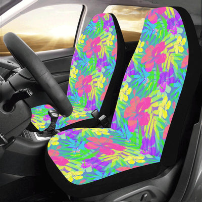 Neon Tropical Pattern Print Design A03 Car Seat Covers (Set of 2)-JORJUNE.COM