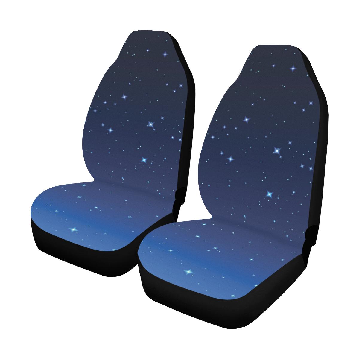 Night sky Pattern Print Design A01 Car Seat Covers (Set of 2)-JORJUNE.COM