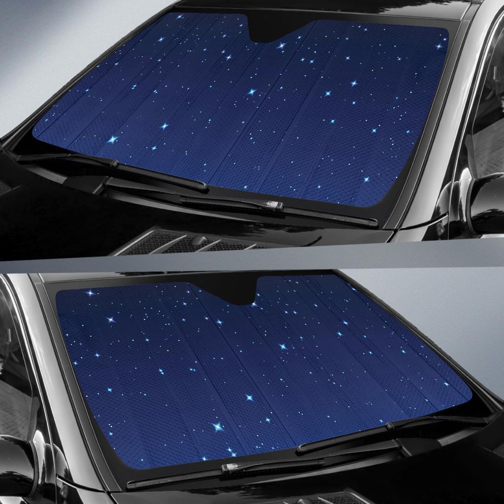 Night sky Pattern Print Design A01 Car Sun Shades-JORJUNE.COM