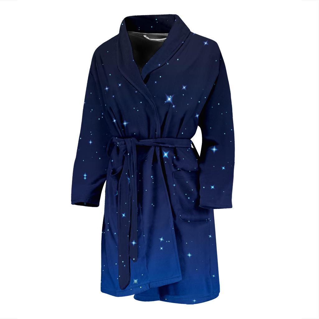 Night sky Pattern Print Design A01 Men Bathrobe-JORJUNE.COM